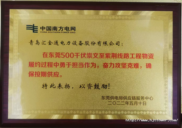 中国南方电网-东莞供电局供应链服务中心 表彰.png